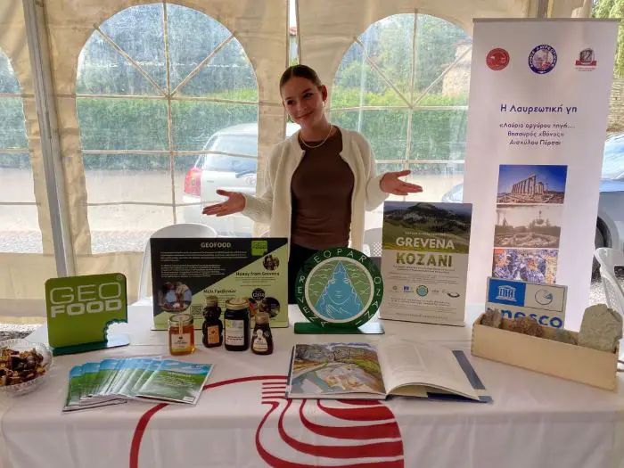 GEOPARK Grevena-Kozani Griechenland Stand beim Product Local Fair 