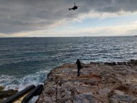 Unser Foto (© Eurokinissi) entstand am Dienstag (7.2.) auf der Insel Lesbos.