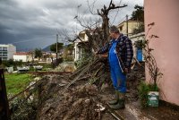 Unsere Fotos (© Eurokinissi) entstanden am Dienstag (2.2.) auf der Insel Samos.