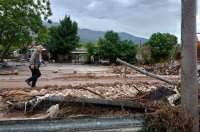 Unser Archivfoto (© Eurokinissi) entstand Anfang Oktober nach dem Unwetter „Kassandra“ in Mittelgriechenland.