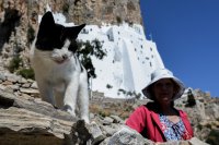 Unser Archivfoto (© Eurokinissi) entstand auf der Insel Amorgos.