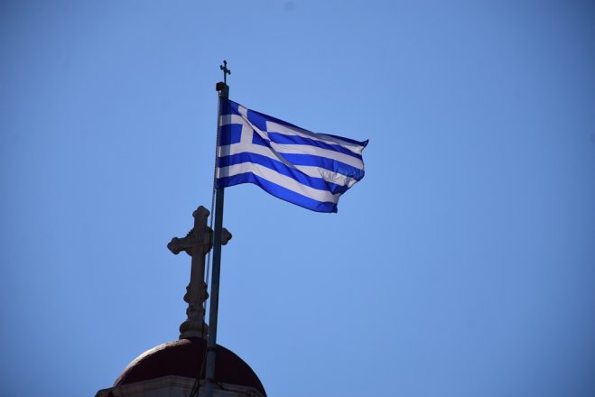 griechische Flagge 