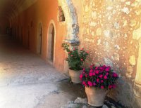 Foto (© Griechenland Zeitung / ms): Im Arkadi-Kloster in Rethymnon auf Kreta.