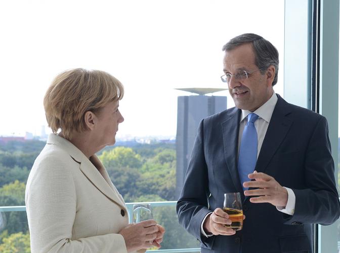Griechenlands Premier wirbt in Berlin um Schönwetter