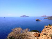 Das Foto (© Melanie Schümer) entstand auf Kap Sounion, beim Tempel des Poseidon.