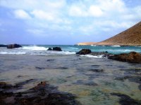 Foto (© Griechenland Zeitung / ms): Stavros-Strand in Chania auf Kreta.