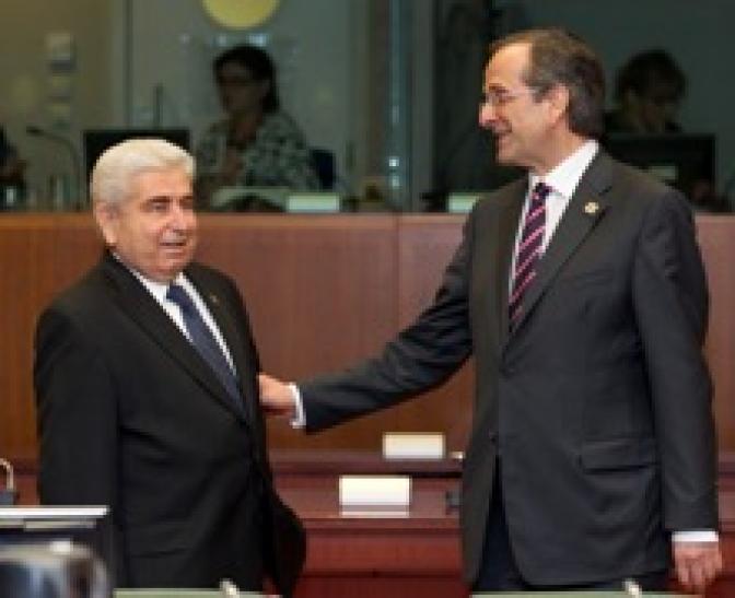 Zypernpräsident Christofias absolviert letzten offiziellen Besuch in Athen