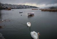 Unser Archivfoto (© Eurokinissi) entstand am See von Kastoria.