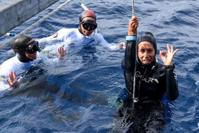 Archivfoto (© Eurokinissi): Hellas hat schon öfter internationale Wettkämpfe im Freitauchen ausgerichtet.