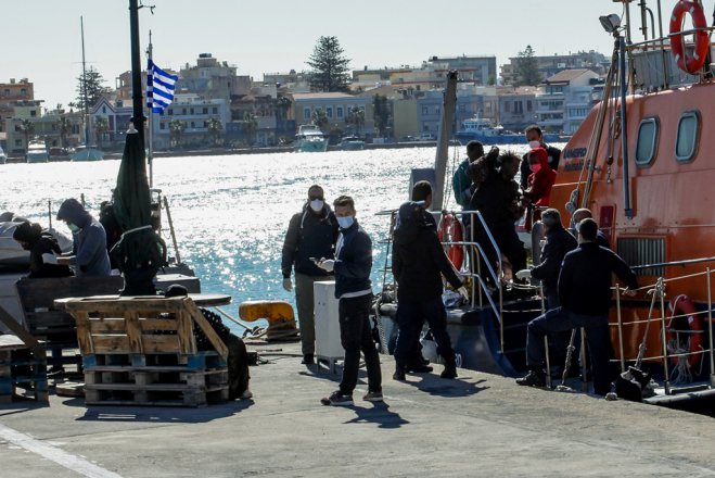 Unser Foto (© Eurokinissi) entstand am Dienstag (26.10.) auf der Insel Chios.
