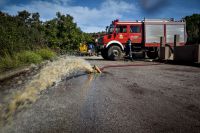 Unsere Fotos (© Eurokinissi) sind am Montag (1.10.) in Mantoudi auf Euböa nach dem Unwetter entstanden.