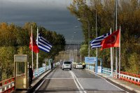 Unser Archivfoto (© Eurokinissi) zeigt die Grenze zwischen Griechenland und der Türkei am Evros-Fluss.