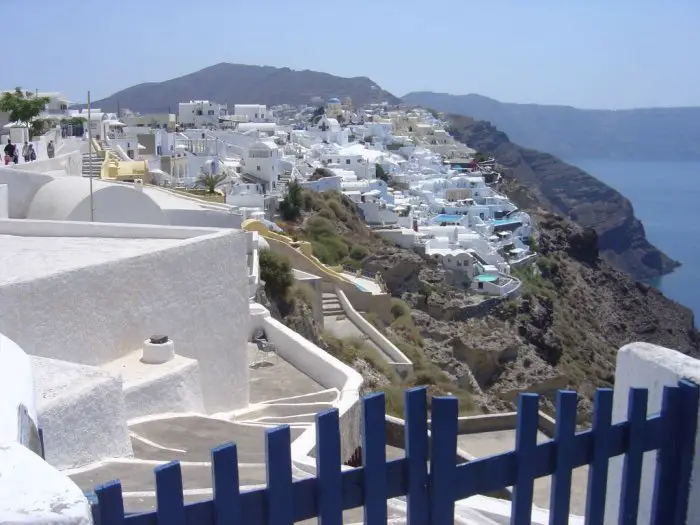 Foto (© Eurokinissi): Santorini