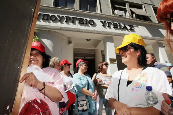 Ärzte der öffentlichen Krankenhäuser in Griechenland im Streik