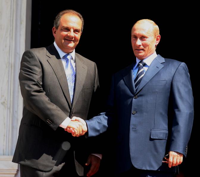 Premier Kostas Karamanlis zu Besuch in Moskau