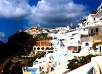 Unser Foto (© Griechenland Zeitung / Mara Gassel ) wurde auf der Kykladen-Insel Santorini aufgenommen.