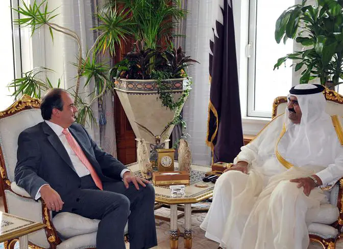 Premier Karamanlis zu Besuch in Katar