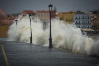 Unsere Fotos (© Eurokinissi) entstanden am 14. Februar in Chania.