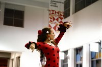 Unser Foto (© Stelios Plaitis) zeigt eine Flamenco-Tänzerin.