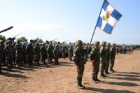 Unser Archivfoto (© Eurokinissi) zeigt eine griechische Militäreinheit in der Grenzregion am Evros.