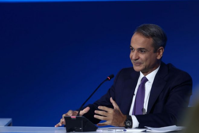 Unser Archivfoto (© Eurokinissi) zeigt Premierminister Mitsotakis.