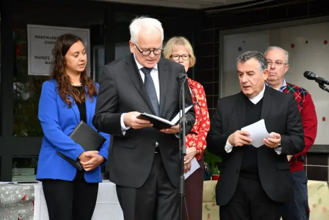 Eröffnung des Weihnachtsbasars der Deutschen Schule Athen (30.11.) (Foto: Jan Hübel) 