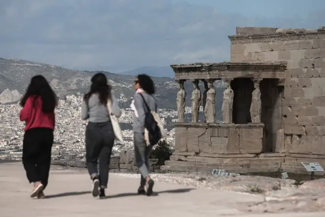 Auf der Akropolis (© Eurokinissi)