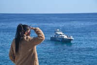 Unser Archivfoto (© Eurokinissi) entstand nach einer früheren Havarie vor der Insel Kythira.