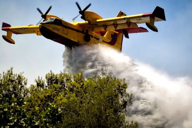 Foto: (© Eurkokinissi): Das in Athen entwickelte System soll auch bei der Bewältigung von Bränden zum Einsatz kommen. 