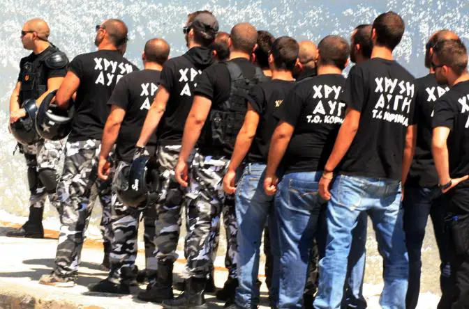 Proteste gegen das Vorgehen der rechtsradikalen Chryssi Avgi