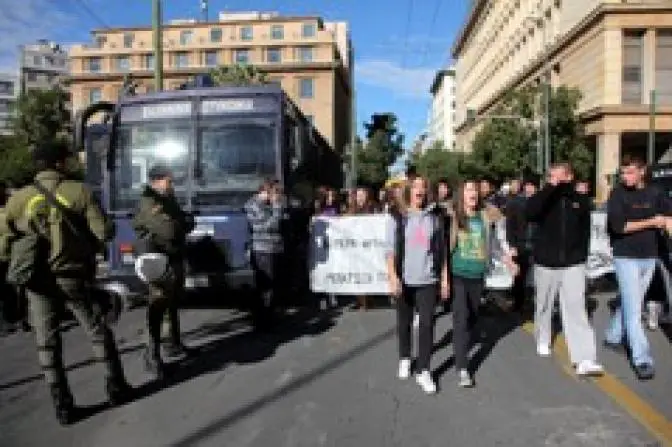 Proteste in Erinnerung an den Tod eines Schülers in Athen