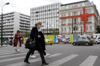 Unser Foto (© Eurokinissi) entstand am Syntagma-Platz in Athen.