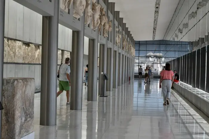 Unser Archivfoto (© Eurokinissi) entstand im Akropolis-Museum.