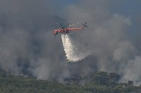 Einsatz eines Löschflugzeuges. Archivfoto (© Eurokinissi)